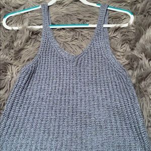Cropped tank top sweater (medium)